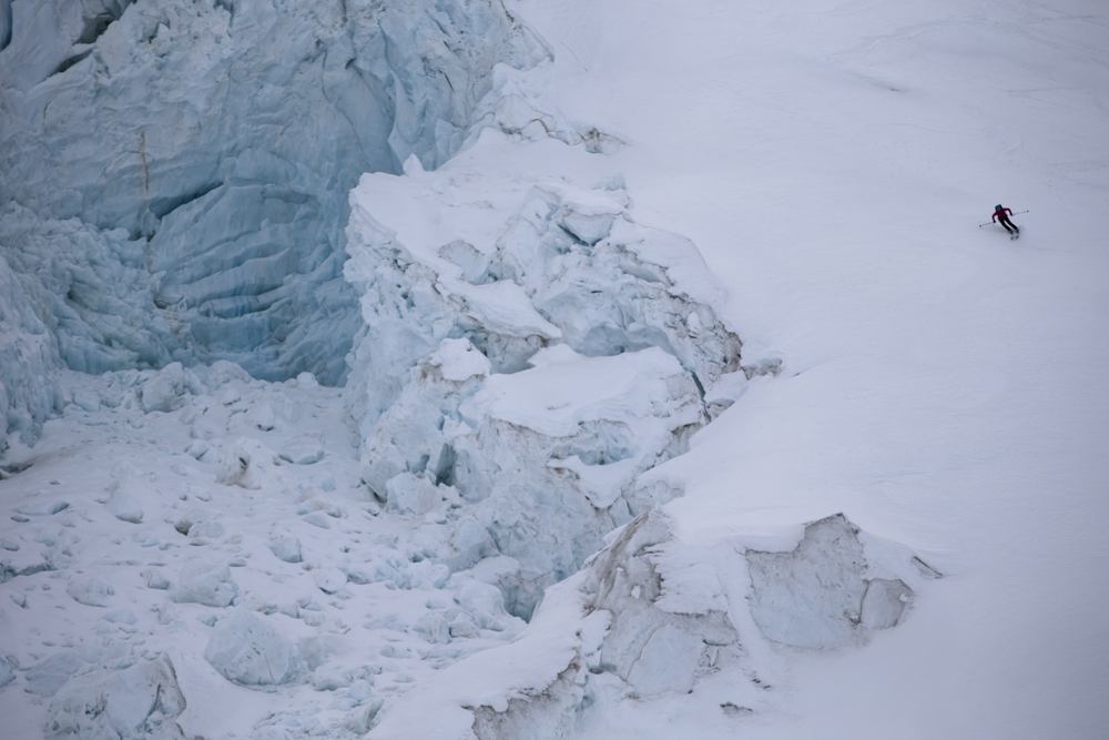 University Peak First Female Ski Descent Attempt