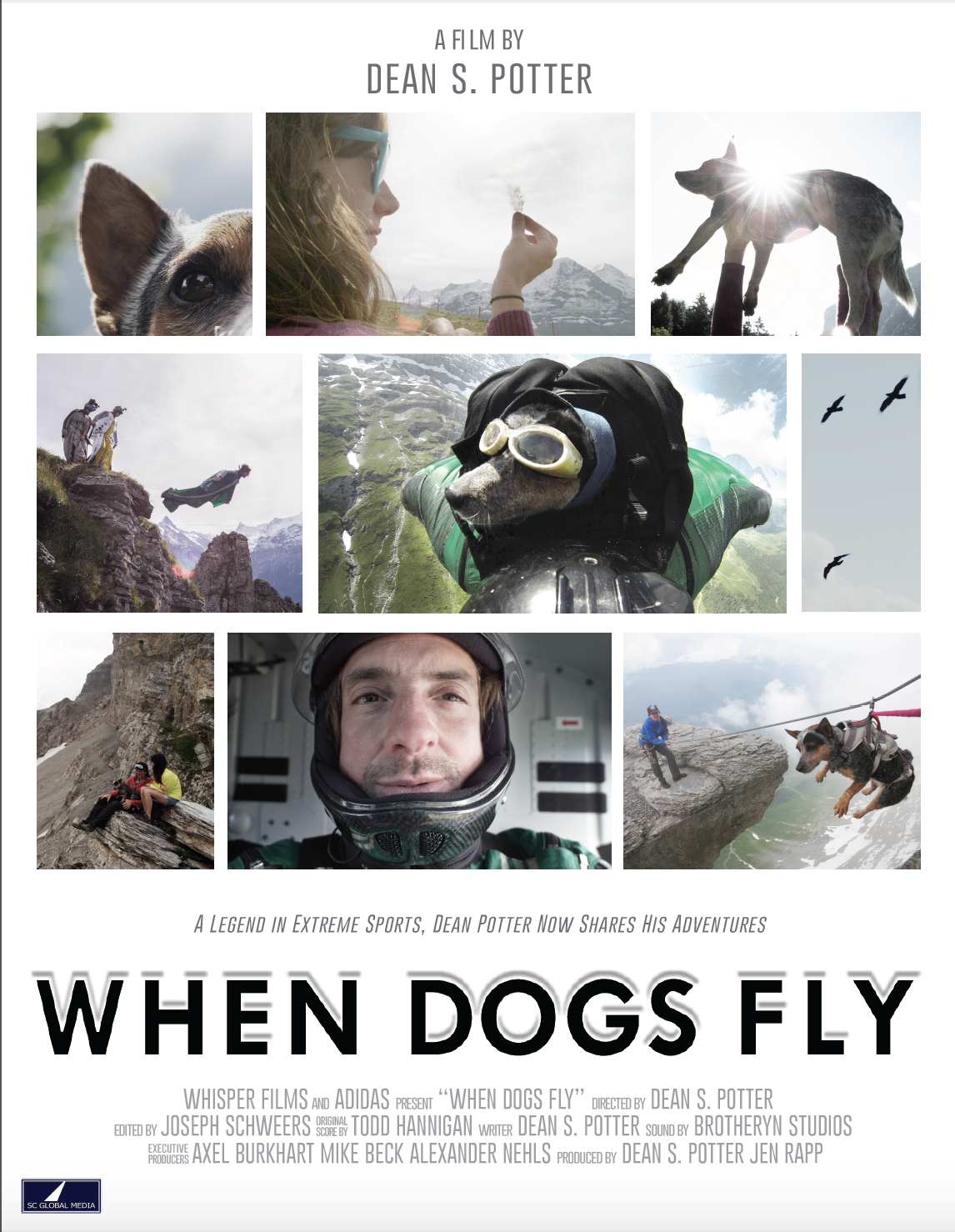 When the dog. Dean Potter and Whisper Dogs can Fly.